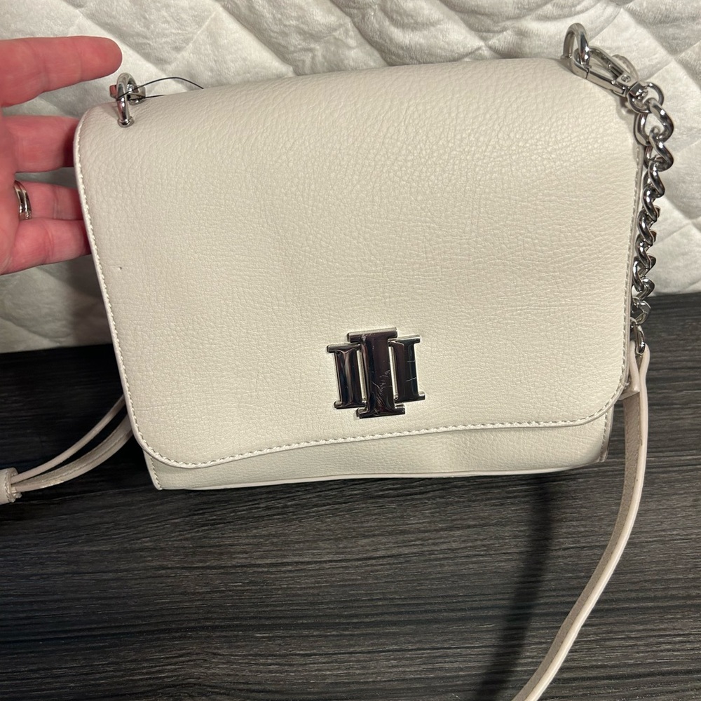 INC Cream Shoulder Bag Chain Purse